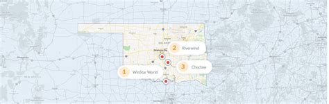 oklahoma gambling age|oklahoma city casinos map.